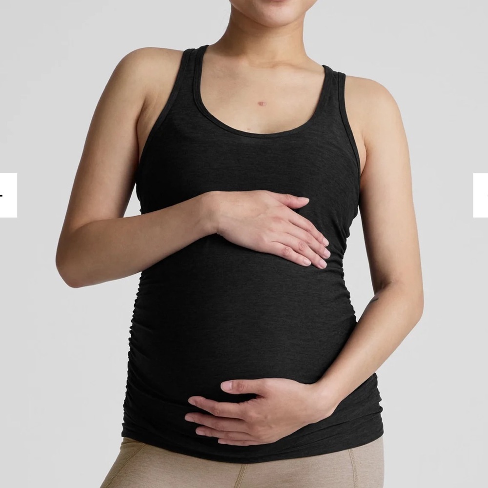 Beyond the Bump Black Maternity Tank Top
